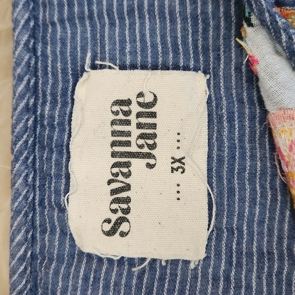 Savanna Jane Plus Embroidered Boho Blouse - Picture 3 of 5